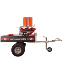 Single axle jockey wheel trailer