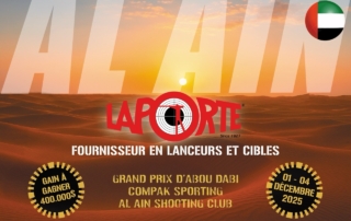 Laporte fournisseur en lanceurs et cible au Grand Prix d'Abou Dabi à Al Ain